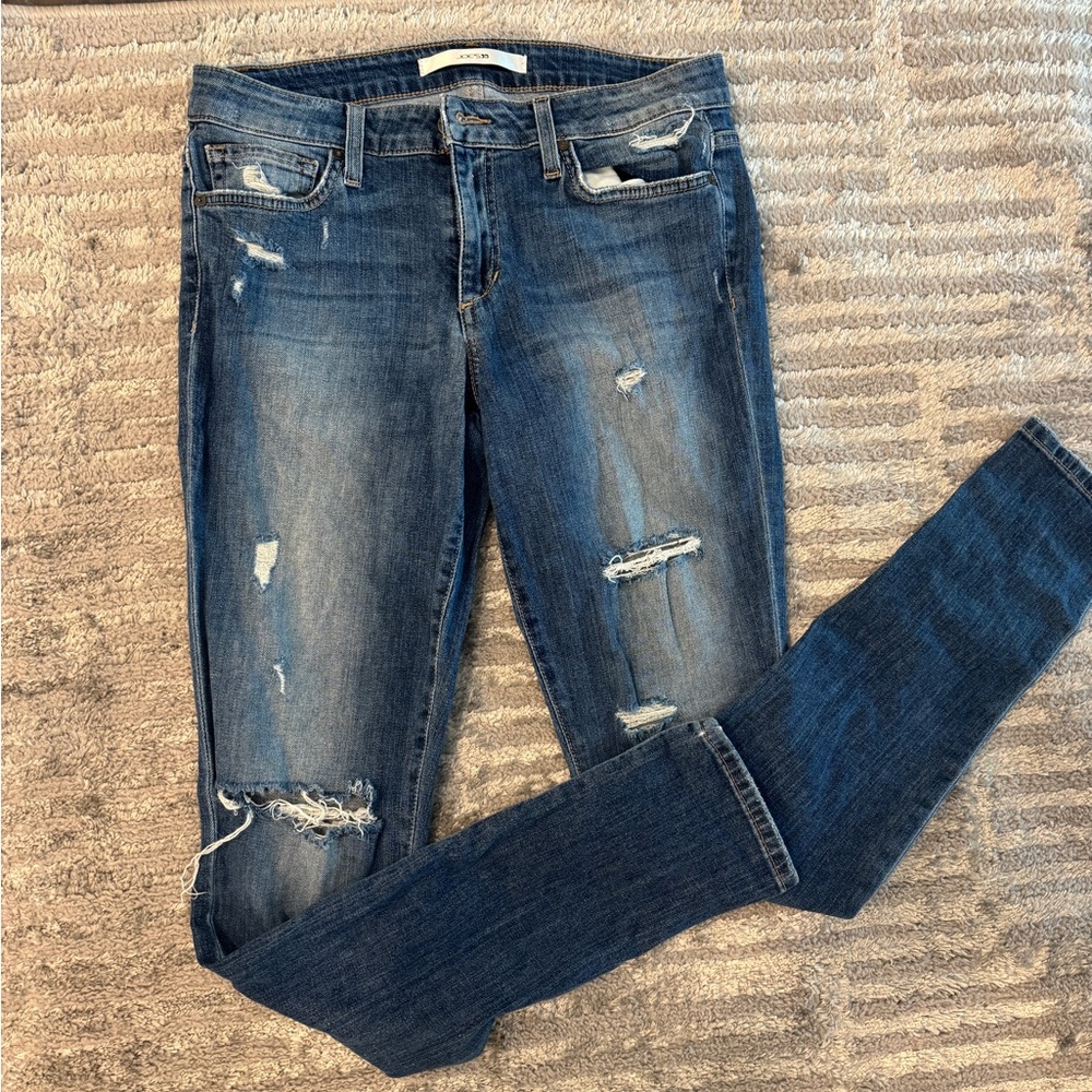Joe's Distressed Skinny Blue Women's Jeans